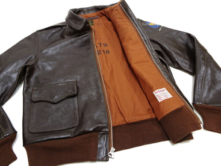 REAL McQUEEN じみ A-2 レザーフライトジャケット 大脱走モデル 36