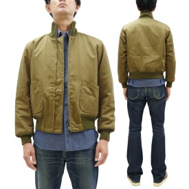 バズリクソンズ タンカースジャケット BR15750 初期型 パッチポケット仕様 メンズ 無地 ミリタリー ジャケット Buzz Rickson's ライトオリーブドラブ 新品