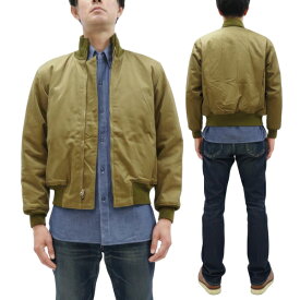 バズリクソンズ タンカースジャケット BR15755 後期型 スラッシュポケット仕様 メンズ 無地 ミリタリー ジャケット Buzz Rickson's ライトオリーブドラブ 新品