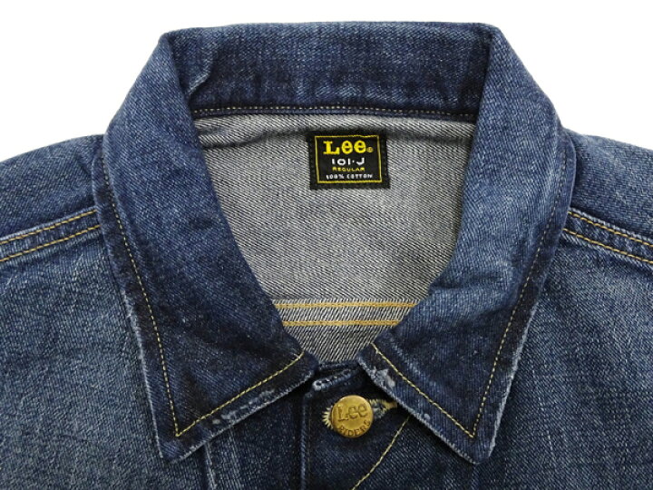 楽天市場】Lee デニムジャケット LM8100 リー 101-J ライダースデニム 