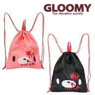 【GROOMY】グルーミー ナップサック おかおナップ 約17.1L 全2色 体操着入れ【インパクト大の可愛さ！】…