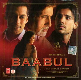インド映画 ボリウッド 音楽CD "BAABUL" ICD-306