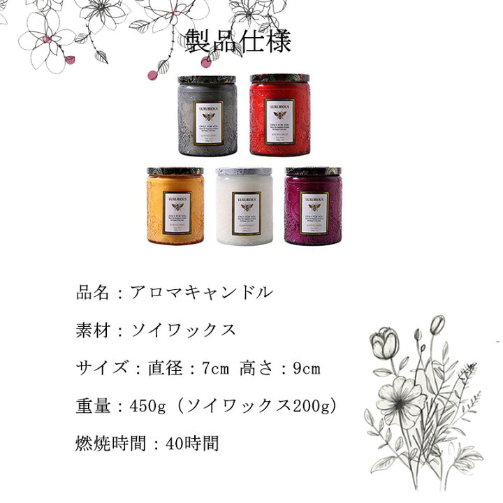 楽天市場】【アロマキャンドルセット】キャンドル 火消しキャンドル 
