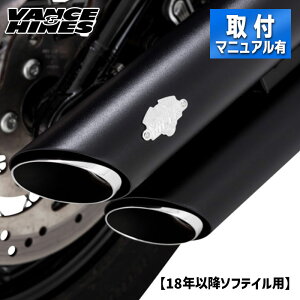 oXnCYcCXbV 3C` XbvI}t[ ubN y18Nȍ~ \teCz PCX\G} VanceHines 3 Twin Slash Slip-On Mufflers - Black for Harley-Davidson 46376 1801-1534