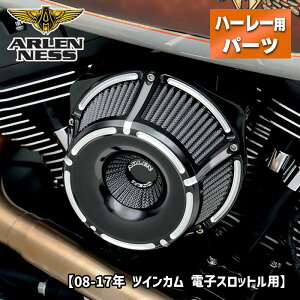 AlXXbggbN Co[ebhV[Y GAN[i[Lbg ubN y08-17N cCJ dqXbgz 18-921 262425 1010-1203 Arlen Ness Slot Track Inverted Series Air Cleaner Black