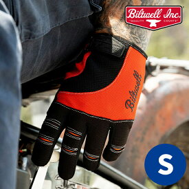 ビルトウェル■モトグローブ オレンジ/ブラック 【Sサイズ】 Biltwell Moto Gloves Orange/Black 1501-0106-002 3301-4494 スリーシーズン ライディング メカニック グローブ