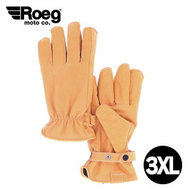 ローグ■ジェットソン レザーグローブ イエロー 【3XLサイズ】 Roeg Jettson glove YELLOW ハーレー