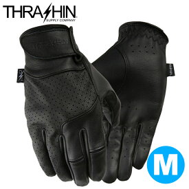スラッシンサプライ■シージ レザーグローブ ブラック 【Mサイズ】Thrashin Supply Gloves Siege Lether Black TSG-0001-09 3301-3375