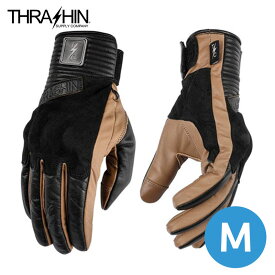 スラッシンサプライ■ ボクサーグローブ タン 【M】 Thrashin Supply Boxer Glove - Tan バイク ハーレー レザーグローブ