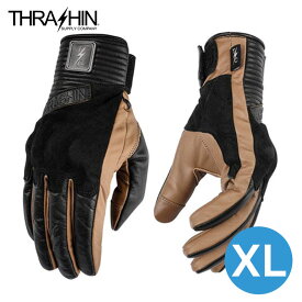 スラッシンサプライ■ ボクサーグローブ タン 【XL】 Thrashin Supply Boxer Glove - Tan バイク ハーレー レザーグローブ