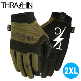 スラッシンサプライ■ コバート グローブ グリーン 【2XLサイズ】 Thrashin Supply Covert Gloves Green CVT-06-12 3301-3517