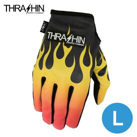 スラッシンサプライ■ ステルスグローブ フレイム 【L】 Thrashin Supply Stealth Glove - Flame バイク ハーレー