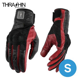 スラッシンサプライ■ ボクサーグローブ レッド 【S】 Thrashin Supply Boxer Glove - Red バイク ハーレー レザーグローブ