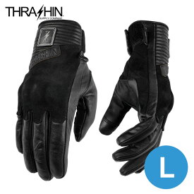 スラッシンサプライ■ ボクサーグローブ ブラック 【L】 Thrashin Supply Boxer Glove - Black バイク ハーレー レザーグローブ
