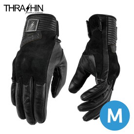スラッシンサプライ■ ボクサーグローブ ブラック 【M】 Thrashin Supply Boxer Glove - Black バイク ハーレー レザーグローブ