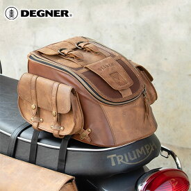 デグナー■レザーシートバッグ ブラウン SB-93 DEGNER LEATHER SEAT BAG