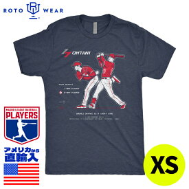 ロトウェアー■ Ohtani Is A Cheat Code 大谷翔平選手 レトロゲーム風 Tシャツ 【XSサイズ】 2021年 MLBPA公式ライセンス品 Rotowear Ohtani Is A Cheat Code T-Shirt