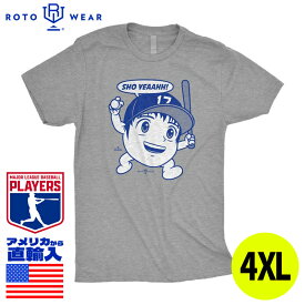 ロトウェアー■ドジャースバージョン・大谷翔平選手 ショーYaah デザイン顔面Tシャツ 【4XLサイズ】 Rotowear Sho Yeah T-Shirt MLBPA公式ライセンス品