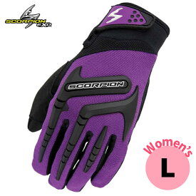 スコーピオン■EXO スクラブ レディース グローブ パープル 【Lサイズ】 Scorpion Exo Women's SKRUB Gloves PURPLE 75-5787L G53-765