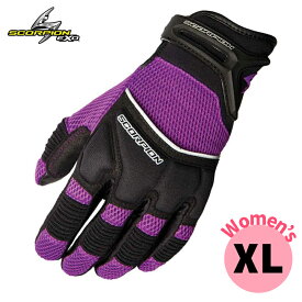 スコーピオン■EXO クールハンド 2 レディース メッシュグローブ パープル 【XLサイズ】 Scorpion Exo Women's COOL HAND II Gloves PURPLE 75-5783X G54-766