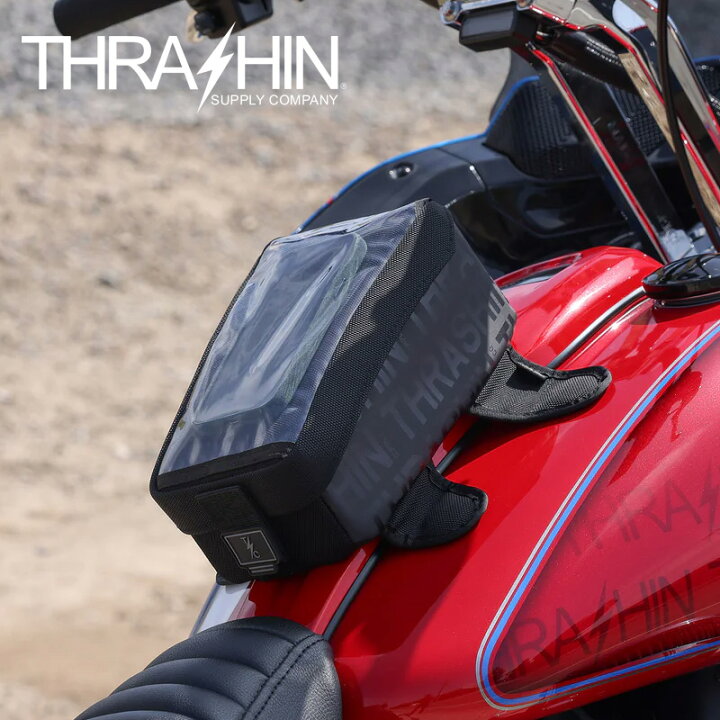 楽天市場】スラッシンサプライ□タンクバッグ 3.5L ブラック Thrashin 