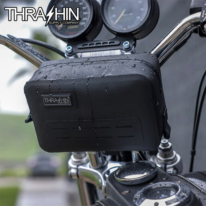 楽天市場】スラッシンサプライ□防水 ハンドルバーバッグ Thrashin 