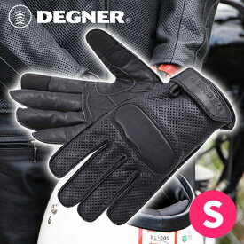 デグナー■レディース レザーメッシュグローブ ブラック/ブラック 【S】 FRTG-78M DEGNER LADIES' LEATHER MESH GLOVES