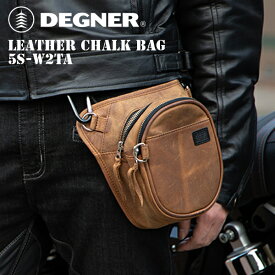 デグナー■レザーチョークバッグ ブラウン 5S-W2TA DEGNER LEATHER CHALK BAG