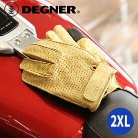 デグナー■レザー ツーリング メッシュグローブ タン 【2XL】 TG-59M DEGNER LEATHER TOURING MESH GLOVE