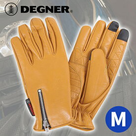 デグナー■やぎ革 ツーリンググローブ キャメル 【M】 TG-47i DEGNER GOAT LEATHER TOURING GLOVE