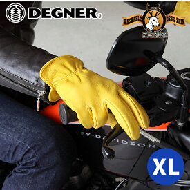 デグナー■鹿革グローブ タン 【XL】 WL962 DEGNER DEERSKIN GLOVE