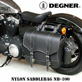 デグナー■ナイロンサドルバッグ ブラック NB-100 DEGNER NYLON SADDLEBAG