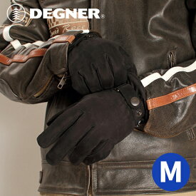 デグナー■防寒・防水 牛革 ウィンターグローブ ブラック 【M】 WG-11 DEGNER WINTER GLOVE