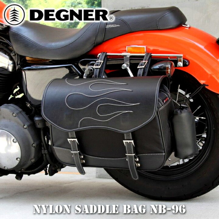 楽天市場】デグナー□ナイロン サドルバッグ ブラック NB-96 DEGNER 