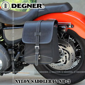 デグナー■ナイロンサドルバッグ ブラック NB-3 DEGNER NYLON SADDLEBAG