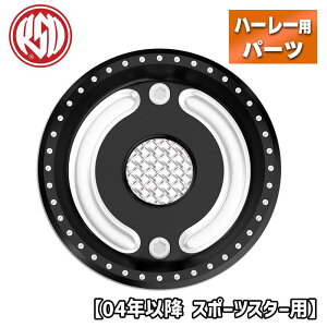 ローランドサンズ■フロントプーリーカバー コントラスト 【04年以降 スポーツスター】 0217-2007-BM 1201-0719 RD3579 Roland Sands Design RSD Pulley Cover - Contrast Cut - for Harley Sportster