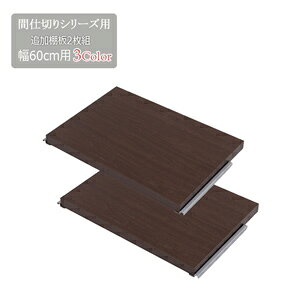 \ページ限定・カードケース付/ 間仕切りパーテーション専用棚板2枚組 幅60cm
