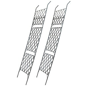 アイアンフェンス 【送料無料】【アイアン製グリーンカーテン アーガイル 2枚組 IFGC011-2P-BLK】 アイアンラティス 目隠し 日除け 日よけ 遮光