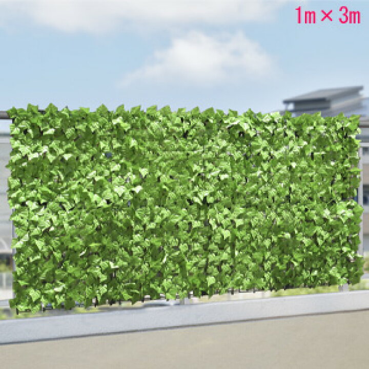 楽天市場】3m グリーンフェンス 【目隠しグリーンフェンス 1m×3m 花 