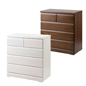 \ページ限定・カードケース付/ クローゼットチェスト 幅80 4段【送料無料】完成品・日本製