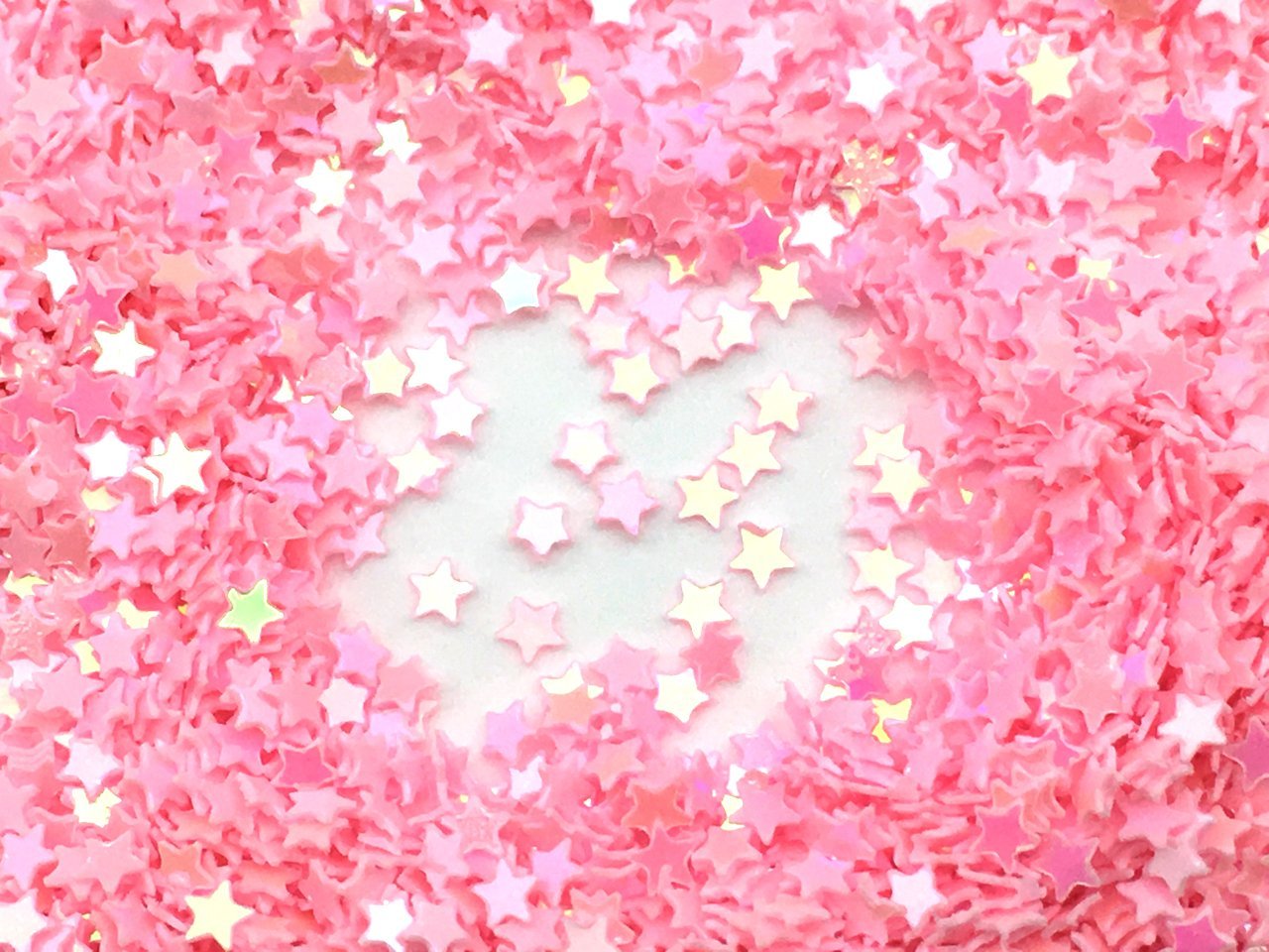 星型 キラキラミニパーツ 【在庫限り】 スター レジン ピンク 桃色 封入 割引価格 約1g