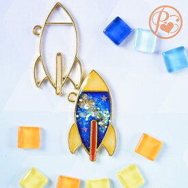 楽天市場 レジン パーツ 宇宙 ロケットの通販