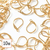 【毎日発送】【サージカルステンレス 316 】 フレンチフック ピアス ゴールド タイプA 10個 ハンドメイド…