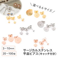 ●＼＼楽天スーパーSALE全品P10倍／／ 【毎日発送】【サージカルステンレス 316 】 平皿 丸皿 ピアス ×…