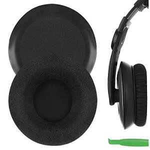 Geekria �C���[�p�b�h Comfort �݊��� �p�b�h�[���n�C�U�[ Sennheiser HD215 HD225 �w�b�h�z���ɑΉ� �C���p�b�h/�C���[�N�b�V����/�C���[�J�b�v (�x���A/�u���b�N)