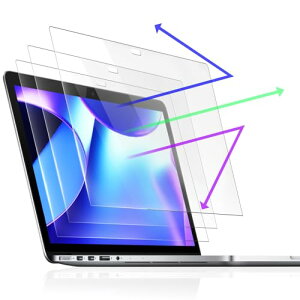 �y3���Z�b�g�zMacBook Air 13 (2018-2021, M1) & MacBook Pro 13 (2016-2022, M1, M2)�p�u���[���C�g�J�b�g�t�B�����A Mac �p�\�R���p�A���`�O���A �X�N���[���t�B���^�[�A �}�b�g�^�C�v���˖h�~�ی�t�B�����A