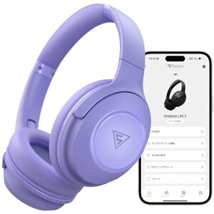 DOQAUS(�h�J�A�X) ���C�����X�w�b�h�z�� Bluetooth5.3 �ő�70���ԘA���Đ� 3EQ���[�h �L���������p AAC�Ή� �}���`�|�C���g ���^ �}�C�N���� �I�[�o�[�C���[ PC�E�X�}�z�E�E�H�[�N�}���Ή� �y�� sli