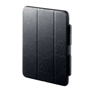 �T�����T�v���C iPad Air 11�C���`�iM3/2025�AM2/2024�j�p�P�[�X �^�b�`�y�����[�|�P�b�g�E�X�^���h�@�\�t�� �\�t�g���U�[�� �u���b�N PDA-IPAD1714BK2