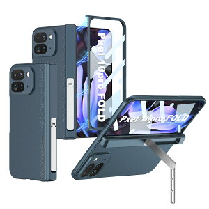 Pixel 10 Pro Fold �p �P�[�X �X�^���h�@�\ �K���X�t�B�����t�� �}�O�l�b�g�q���W�J�o�[ Uovon ���^�E�O���[��