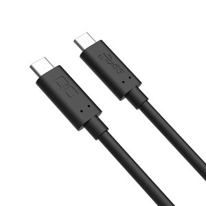 CIO CtoC USB-C 100W PD PPS QC3.0 10Gbps 4K60Hz e-marker���� �P�[�u�� 1m�i�u���b�N�j